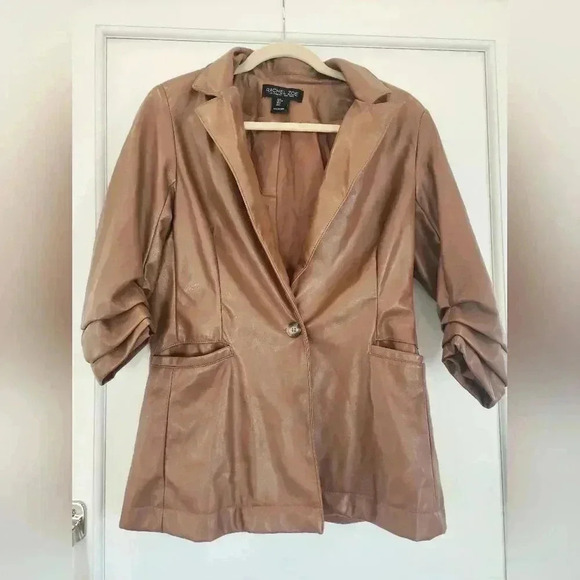 Rachel Zoe Faux leather jacket - Picture 1 of 10